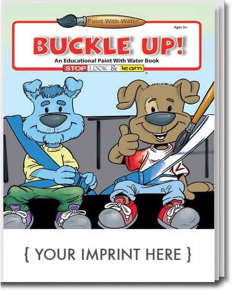 SC1815 Buckle Up Paint with Water Book with Cus...